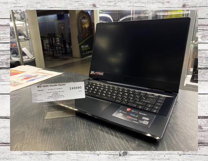 Новый MSI GE66 Stealth Raider i7-10 32Gb RTX2080s