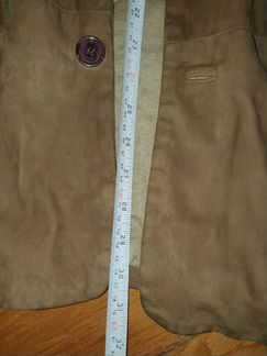 Замшевая куртка. б.у. в хорошем состоянии