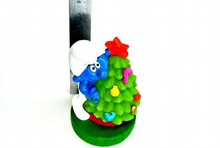 Игрушка резиновая Бруссель 20век Смурфик Голландия