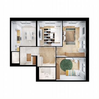 3-к квартира, 72.1 м², 12/25 эт.