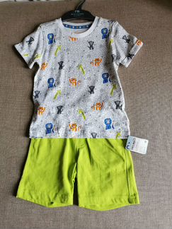 Костюм футболка и шорты, 92 р, новый Mothercare