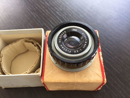 Объектив Anastigmat R&B 50mm 3.5 M39