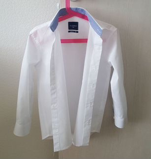 Рубашка школьная детская для мальчика белая