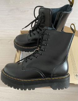 Ботинки Dr martens Jadon Black с Доставкой