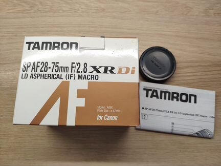 Объектив Tamron SP AF 28-75 F/2,8 XR Di для Canon