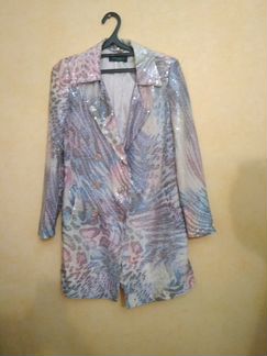Женский яркий пиджак guess