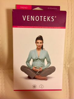 Venoteks колготки для беременных, М бежевые