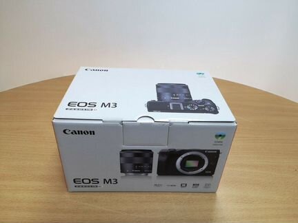 Новый Canon EOS M3 KIT EF-M 15-45mm IS STM White