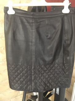 Юбка кожаная р. 42