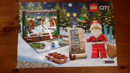 Адвенткалендарь lego 60155 новый запечатан