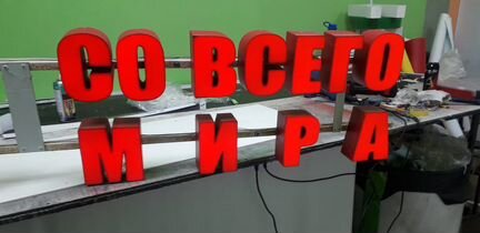 Рекламная вывеска для магазина