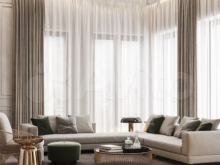 3-к квартира, 133.8 м², 13/17 эт.