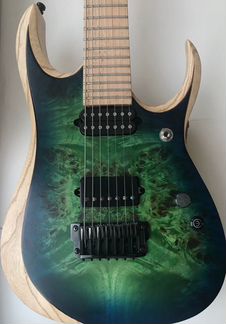 Ibanez rgdix7MPB-SBB iron label