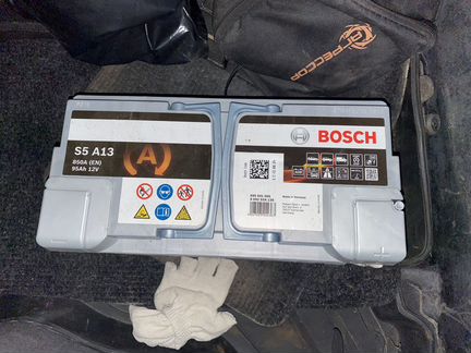 Автомобильный аккумулятор Bosch S5 A13 AGM (0 092