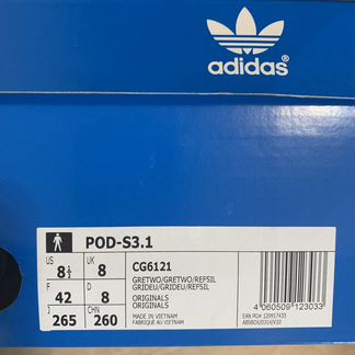 Кроссовки Adidas pod-s 3.1