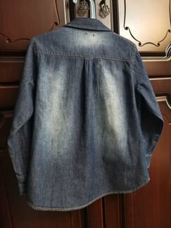 Рубашка джинсовая р.126-131