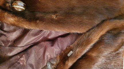 Шуба норковая с капюшоном