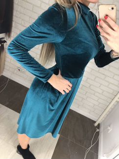 Платье бархат