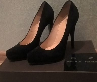 Новые замшевые туфли Nando Muzi 37 - 38