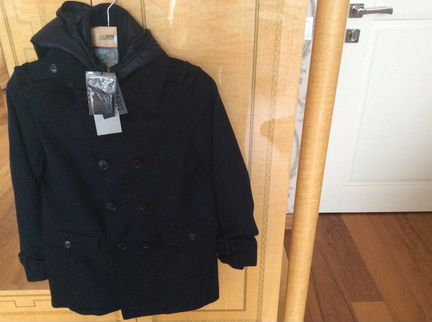 Пальто новое шерстяное Клеверли на 10-12 лет