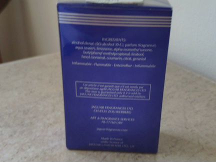 Туалетная вода Jaguar 100 ml