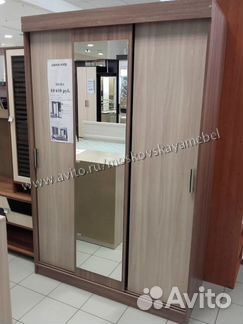 Шкаф купе Бася ясень 1.3 м. новый от производителя