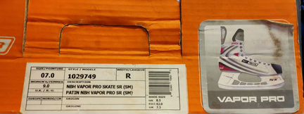 Коньки Nike Bauer vapor PRO 42