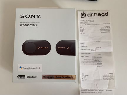 Sony wf-1000xm3 беспроводные наушники с шумоподавл