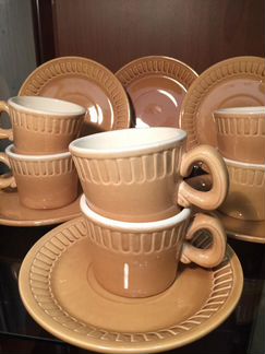 Кофейные сервизы полные, перламутр Добруш зик и др