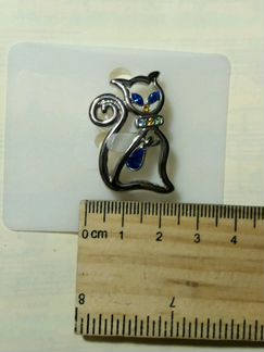 Брошь Кошка. Заколка для волос Кошка