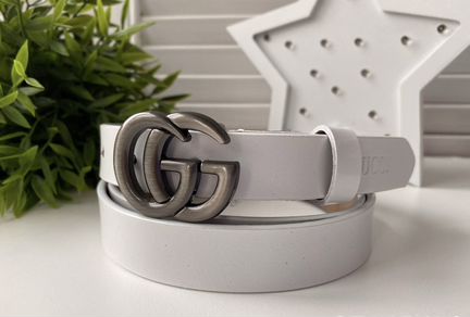 Ремень Gucci белый