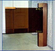 Турникет со створкой из закаленного стекла