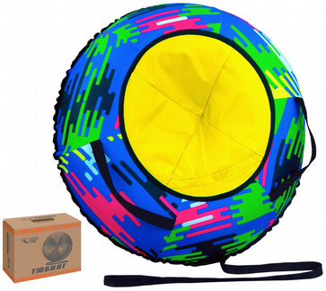 Тюбинг принт-5 с сиденьем. Диаметр чехла - 97 см