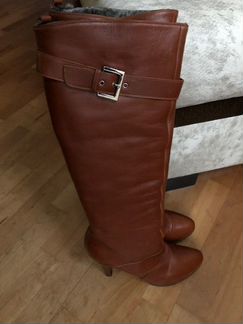 Сапоги Pollini, Италия, 38,5, зима, кожа