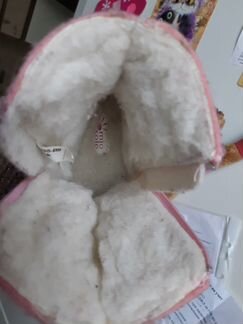 Валенки mio sole розовые на овчине 23