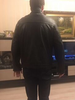 Куртка кожаная новая