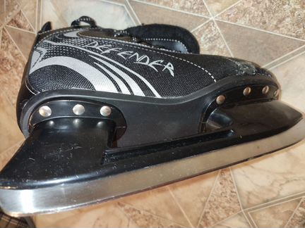 Коньки defender для подростка 38 р-р
