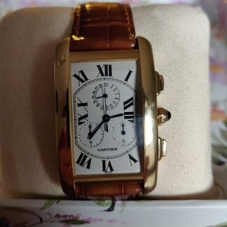 Cartier Tank Américaine Chronoflex 1730 Gold