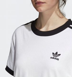 Футболка Adidas 3-stripes White новая оригинал