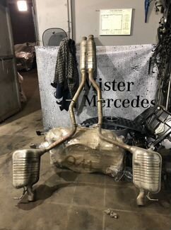 Выхлопная система Е350 бензин Mercedes-Benz