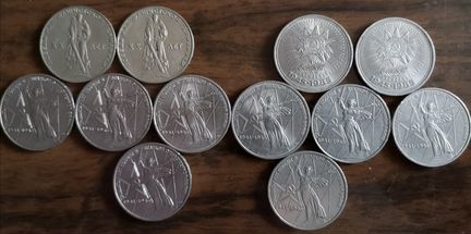 Юбилейные монеты СССР.20,30,40 лет Победы