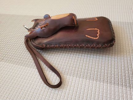 Кожаная Сумка-чехол