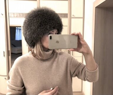 Шапка из чернобурки