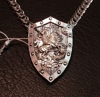 Серебряный православный образок