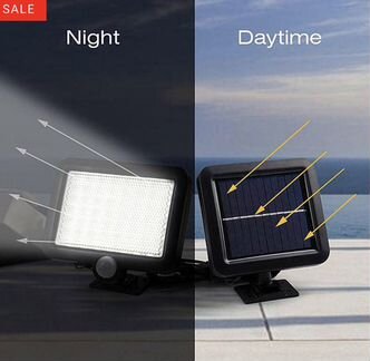 56 светодиодный светильник на солнечной батарее PI