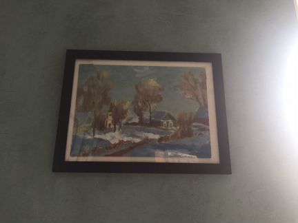 Картина «Март». 25х35см. Акрил. Картон