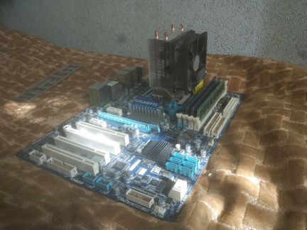 Комплект phenom ii x4 945+gigabyte ga-770ta-ud3 6г