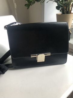 Кожаная сумка через плечо Massimo Dutti