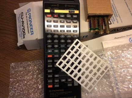 Пульт pioneer cu-av100a. Пульт универсальный/обуча