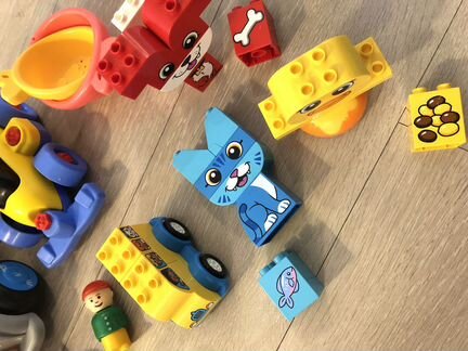 Игрушки пакетом Viking toys, Lego duplo и другие